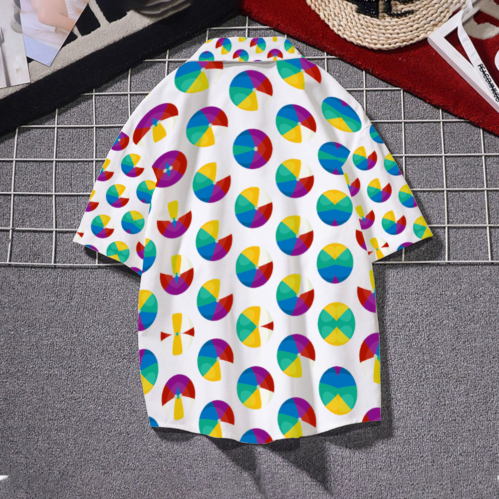 Xpreshun Beach Balls Short Sleeve Shirt