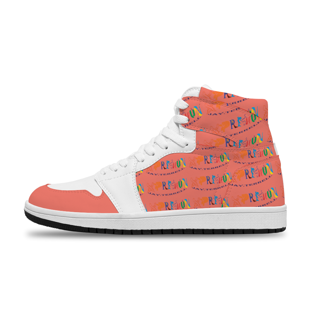 Xpreshun Salmon Logo Custom Unisex Basketball Shoe