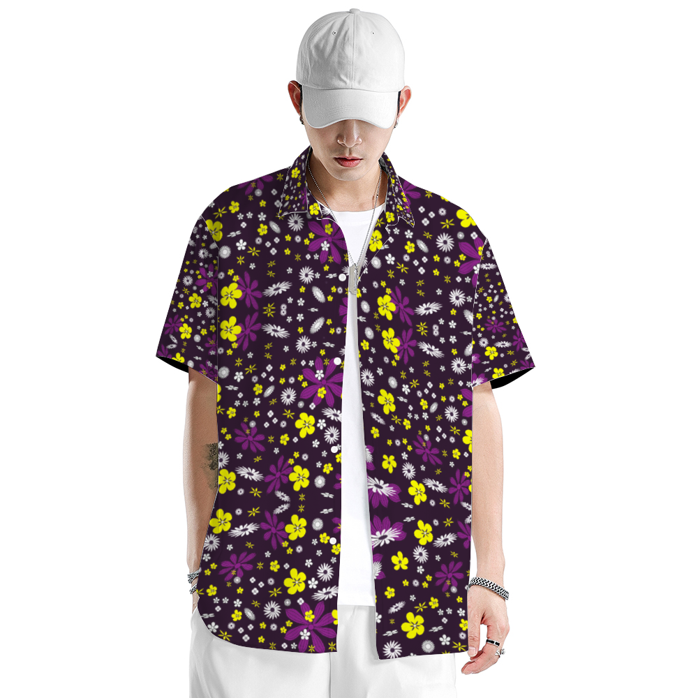 Xpreshun Wild Flowers Short Sleeve Shirt