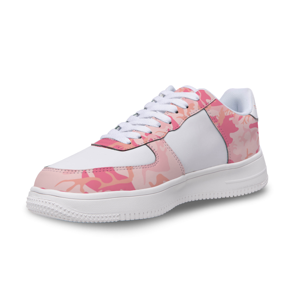 Xpreshun Pink Camo Custom Unisex Leisure Sports Shoes