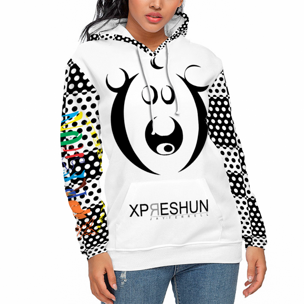 Xpreshun Who Bear Hoodie - Lined with fabric. Has Pockets