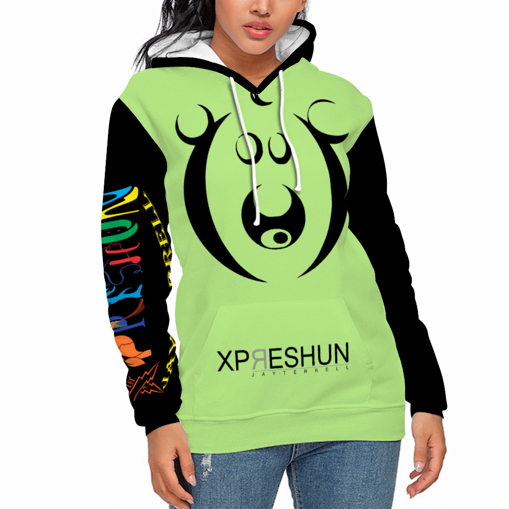 Xpreshun Who Bear Hoodie - Lined with fabric. Has Pockets