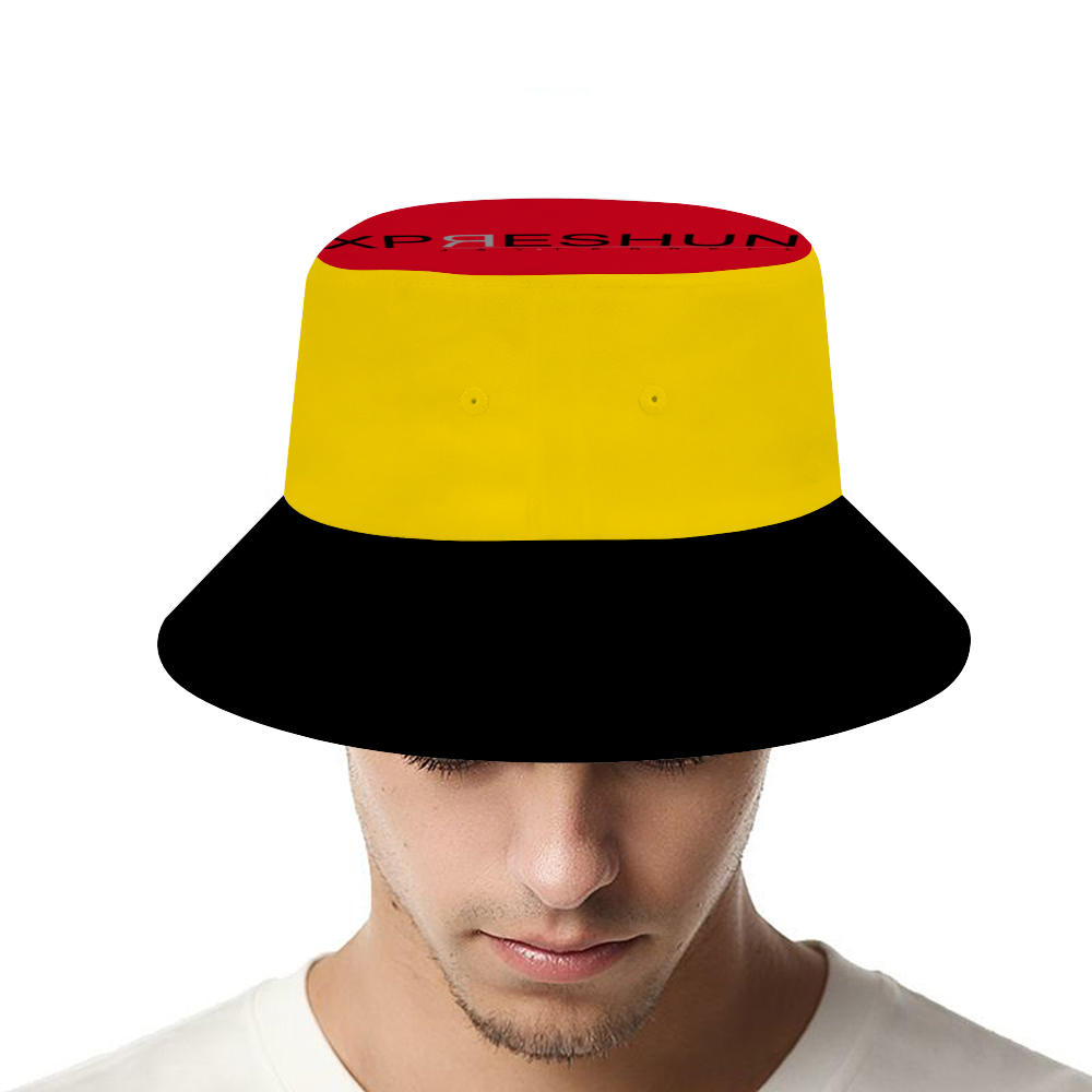 Red, Black and Gold Bucket Hat