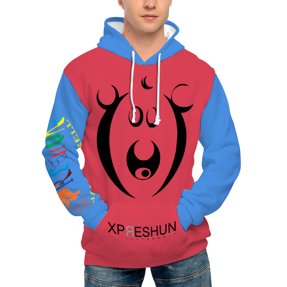 Xpreshun Who Bear Hoodie - Lined with fabric. Has Pockets