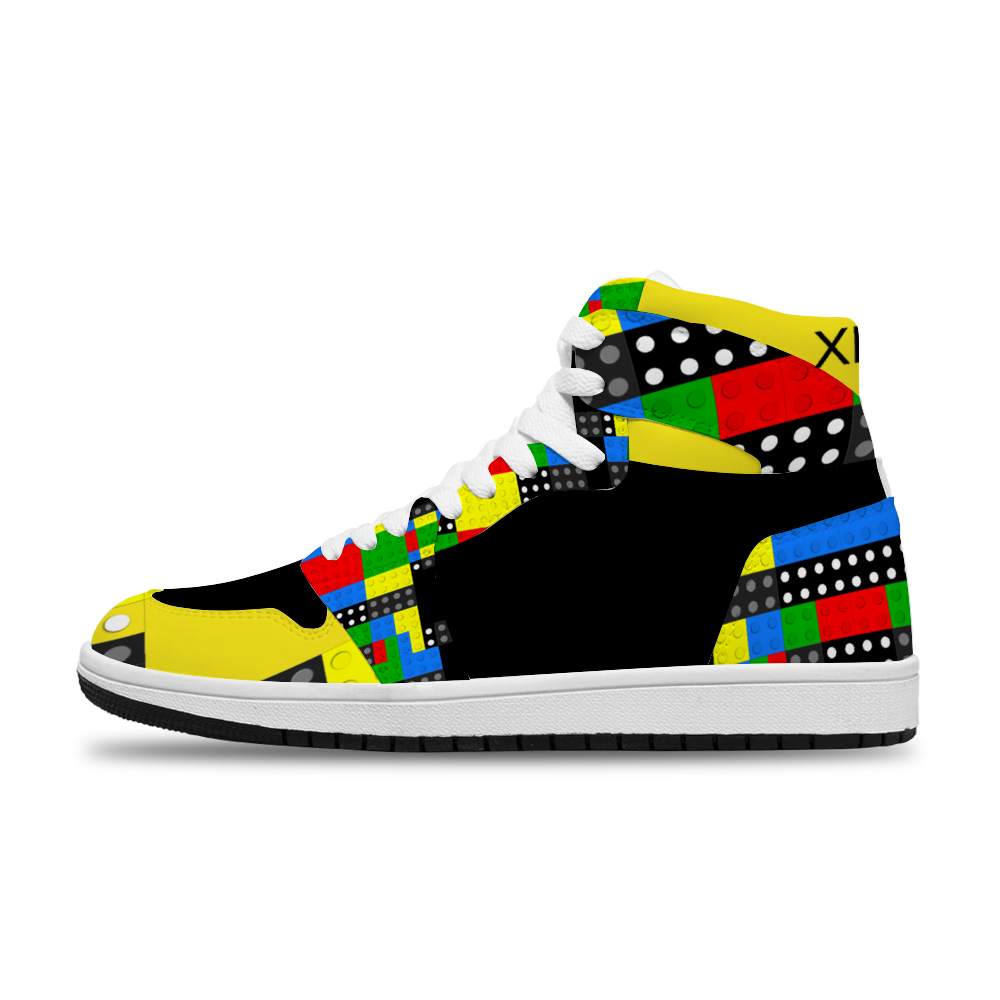 Lego Blocks Unisex Basketball Shoe