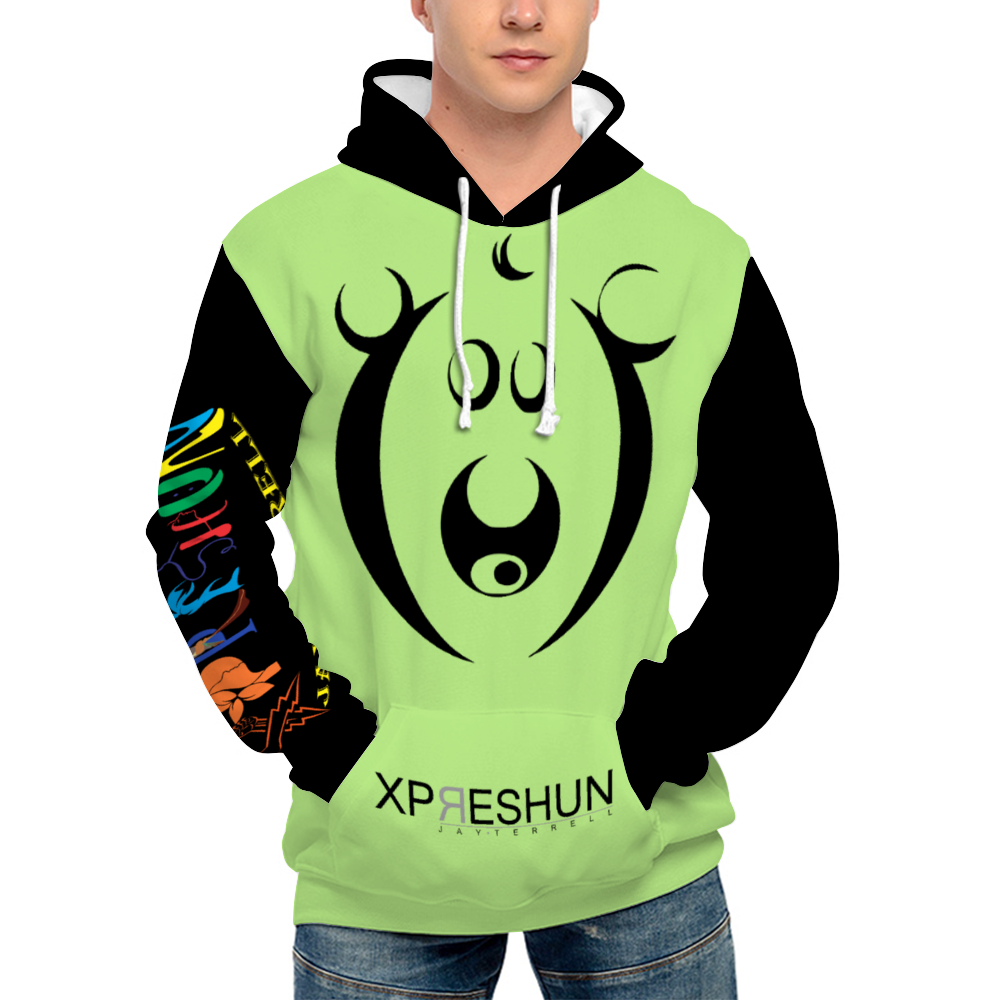 Xpreshun Who Bear Hoodie - Lined with fabric. Has Pockets