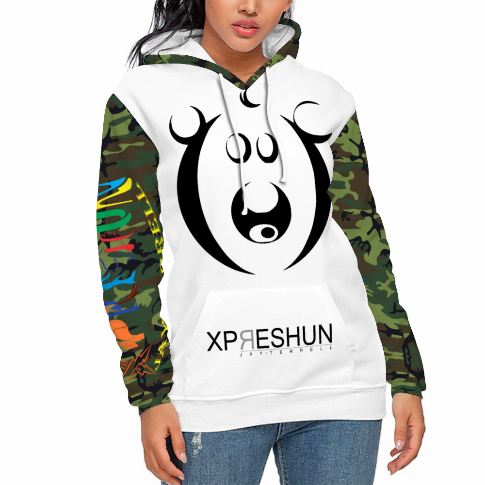 Xpreshun Who Bear Hoodie - Lined with fabric. Has Pockets