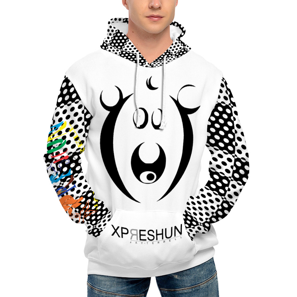 Xpreshun Who Bear Hoodie - Lined with fabric. Has Pockets