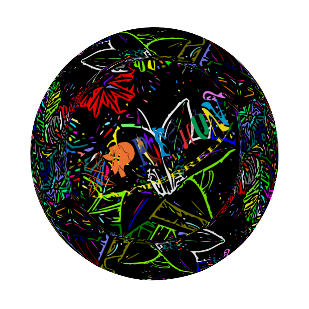 Abstract Flower Bucket Hat