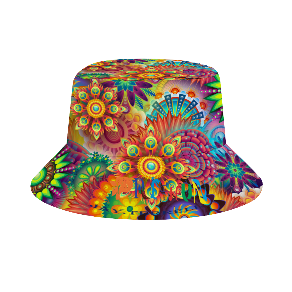 Xpreshun Trippy Flowers Bucket Hat
