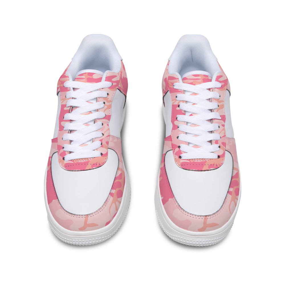 Xpreshun Pink Camo Custom Unisex Leisure Sports Shoes