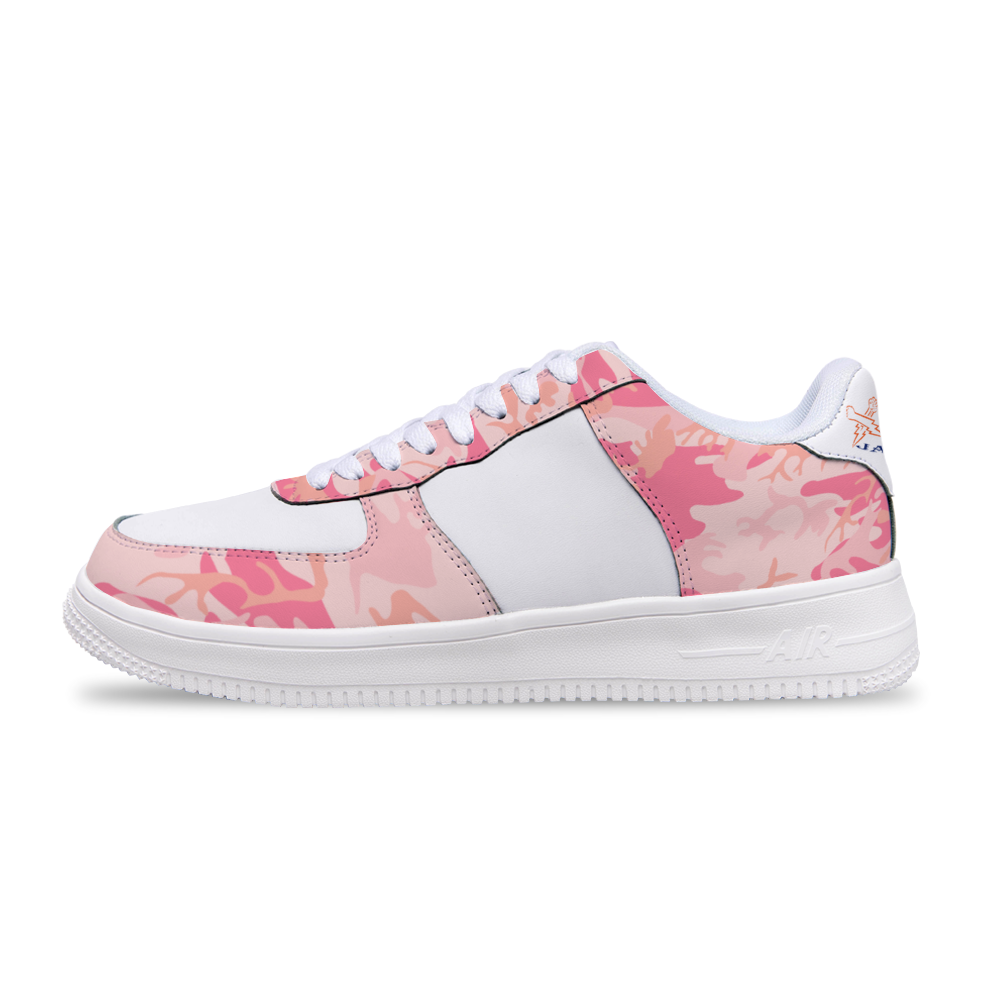 Xpreshun Pink Camo Custom Unisex Leisure Sports Shoes