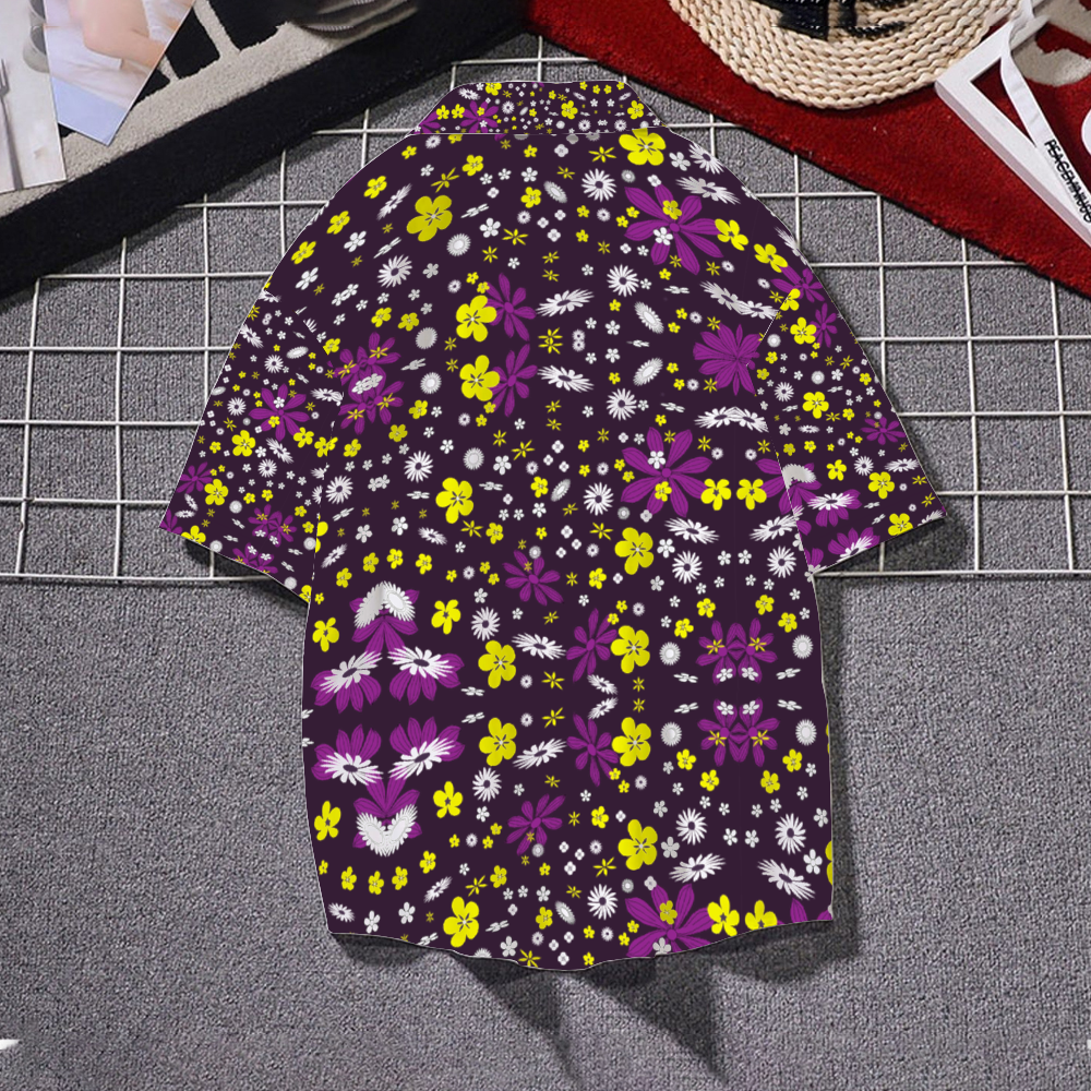 Xpreshun Wild Flowers Short Sleeve Shirt