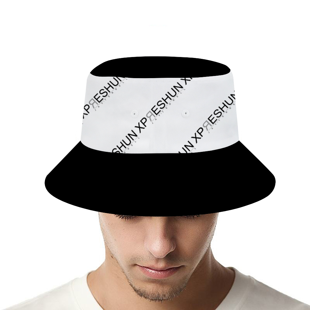Xpreshun Black & White Bucket Hat