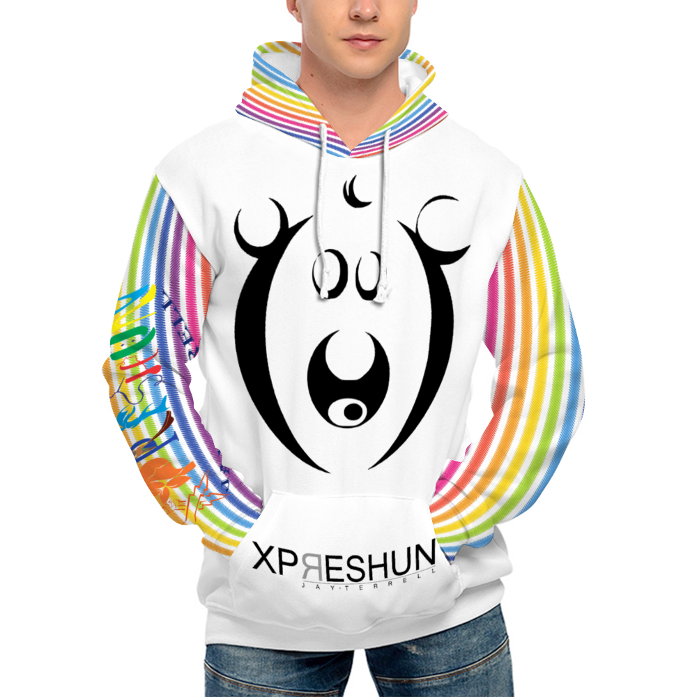 Xpreshun Who Bear Hoodie - Lined with fabric. Has Pockets