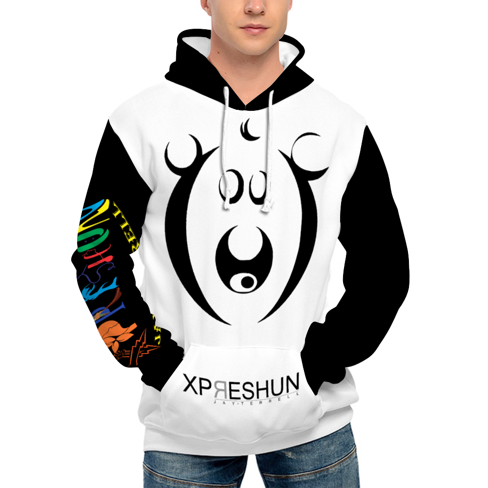 Xpreshun Who Bear Hoodie - Lined with fabric. Has Pockets
