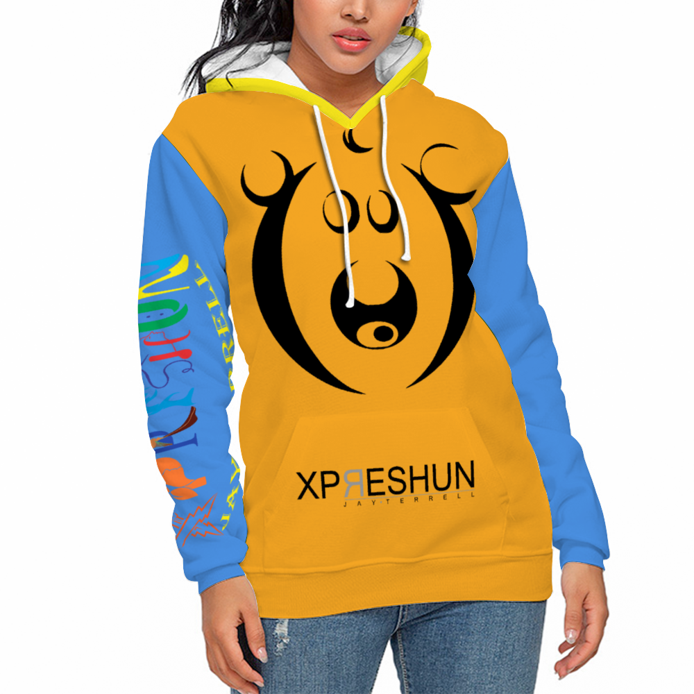 Xpreshun Who Bear Hoodie - Lined with fabric. Has Pockets