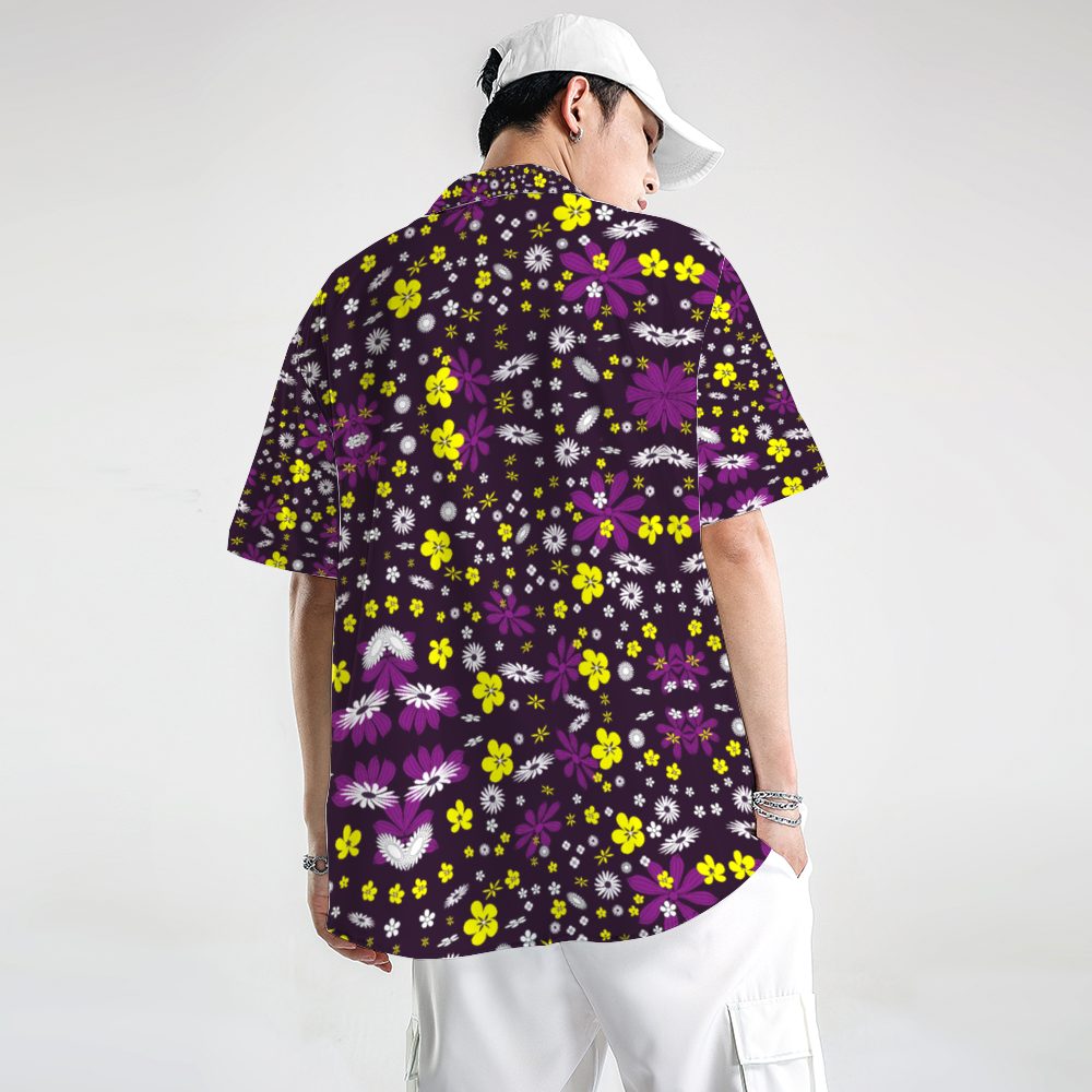 Xpreshun Wild Flowers Short Sleeve Shirt