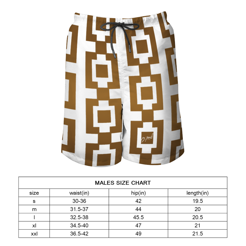 Xpreshun Links Men's Quick Drying Swim Trunks Beach Shorts with Mesh Lining