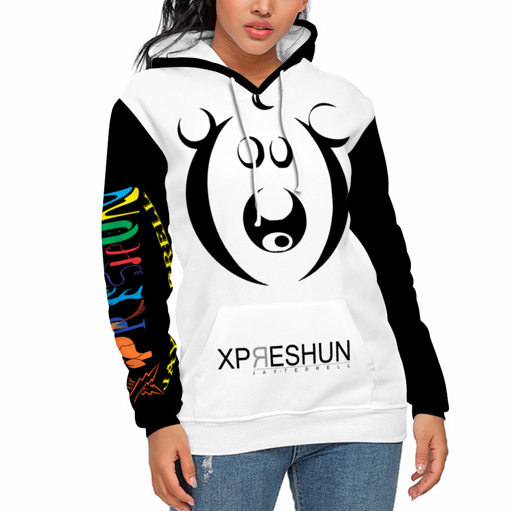 Xpreshun Who Bear Hoodie - Lined with fabric. Has Pockets
