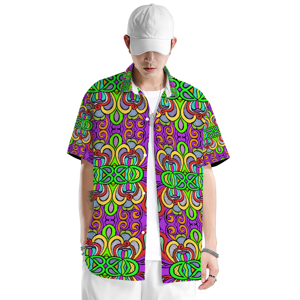 Custom All Over Print Short Sleeves Shirt Unisex Custom Shirts