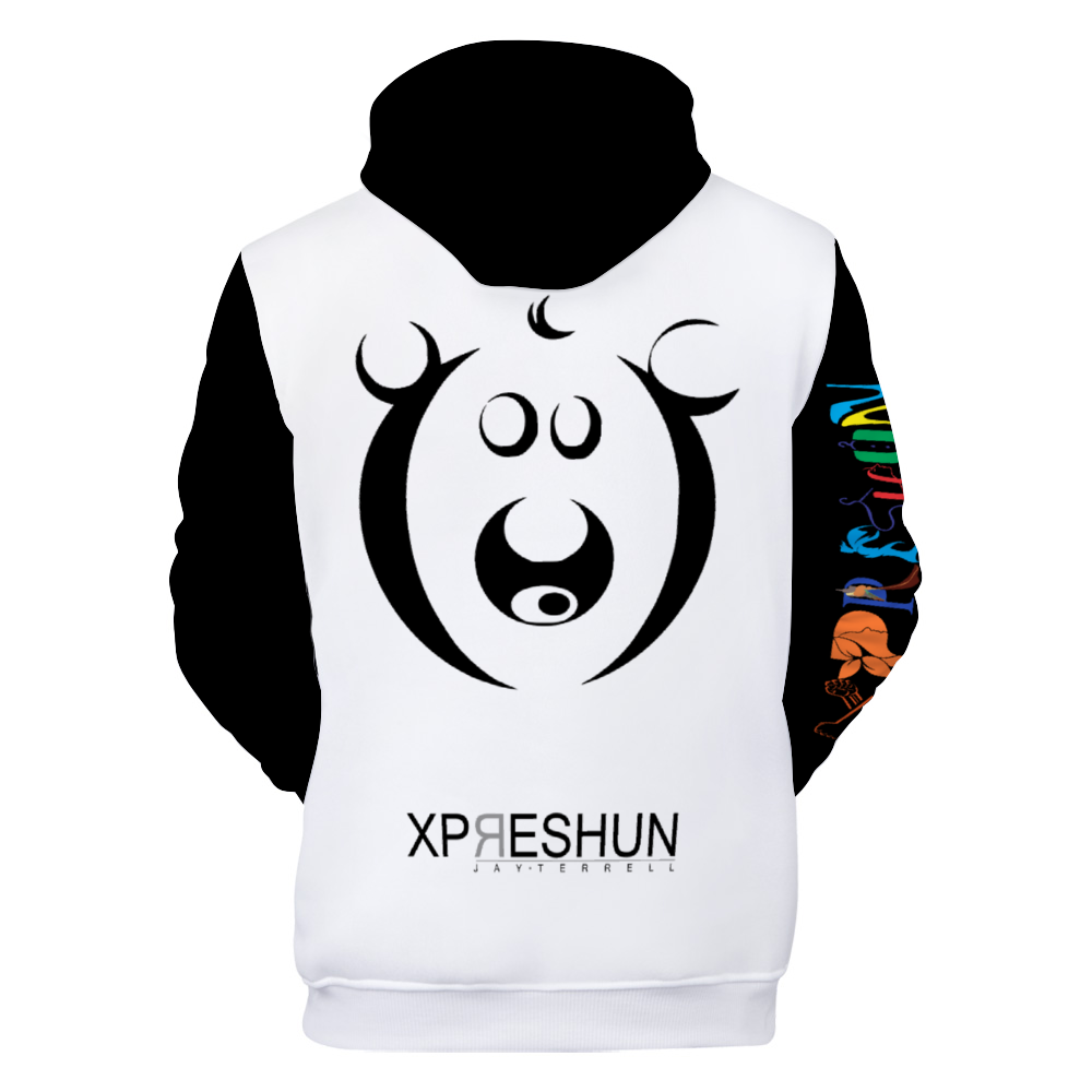 Xpreshun Who Bear Hoodie - Lined with fabric. Has Pockets