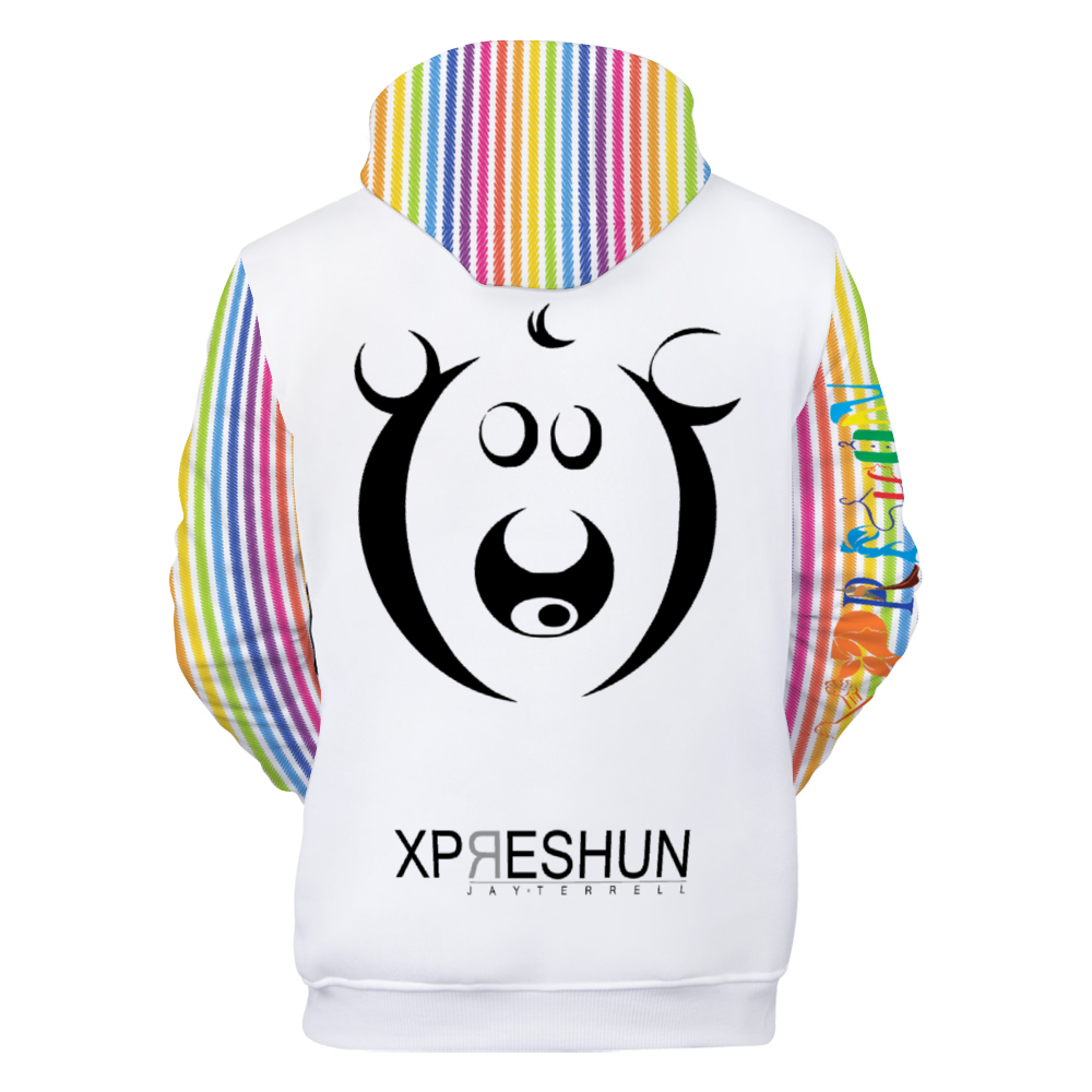 Xpreshun Who Bear Hoodie - Lined with fabric. Has Pockets