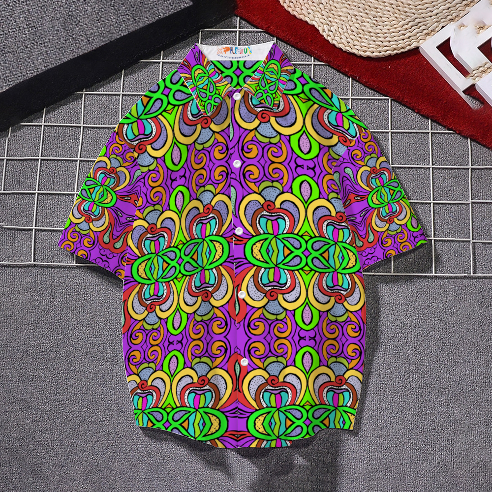 Custom All Over Print Short Sleeves Shirt Unisex Custom Shirts