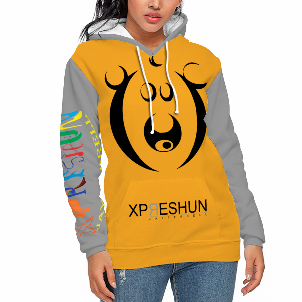 Xpreshun Who Bear Hoodie - Lined with fabric. Has Pockets