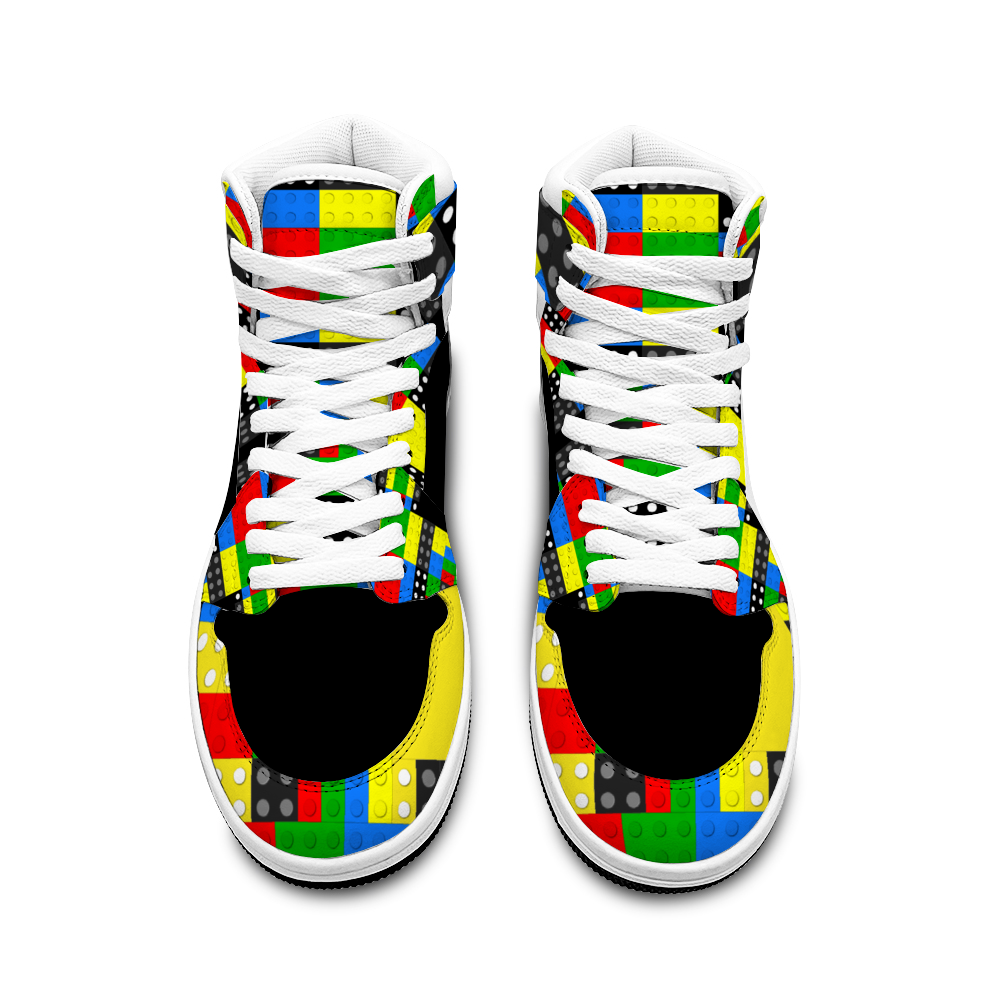 Lego Blocks Unisex Basketball Shoe