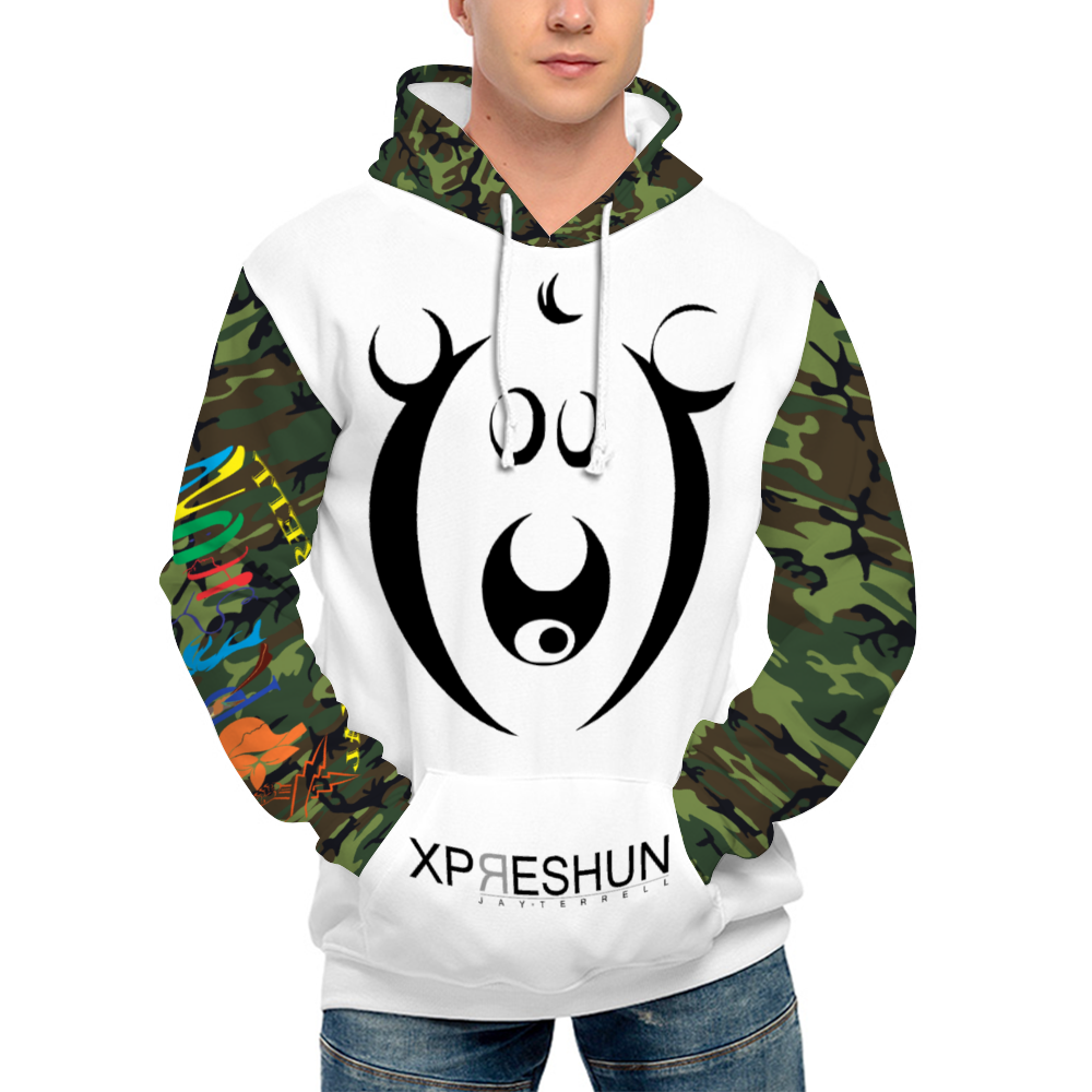 Xpreshun Who Bear Hoodie - Lined with fabric. Has Pockets