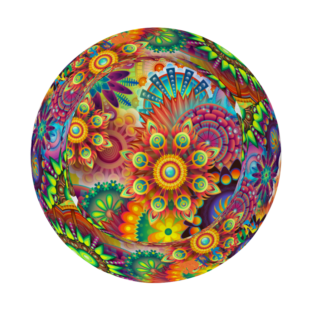 Xpreshun Trippy Flowers Bucket Hat