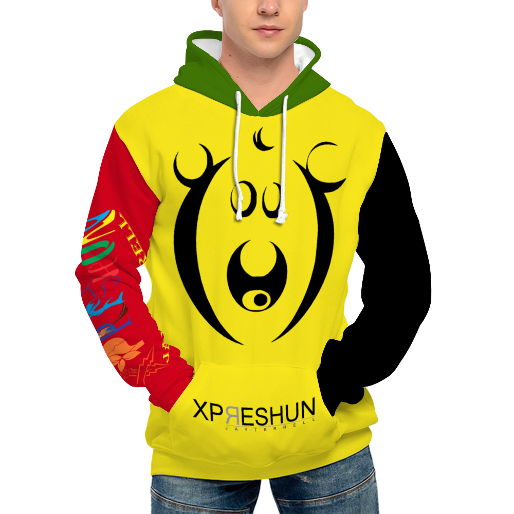 Xpreshun Who Bear Hoodie - Lined with fabric. Has Pockets