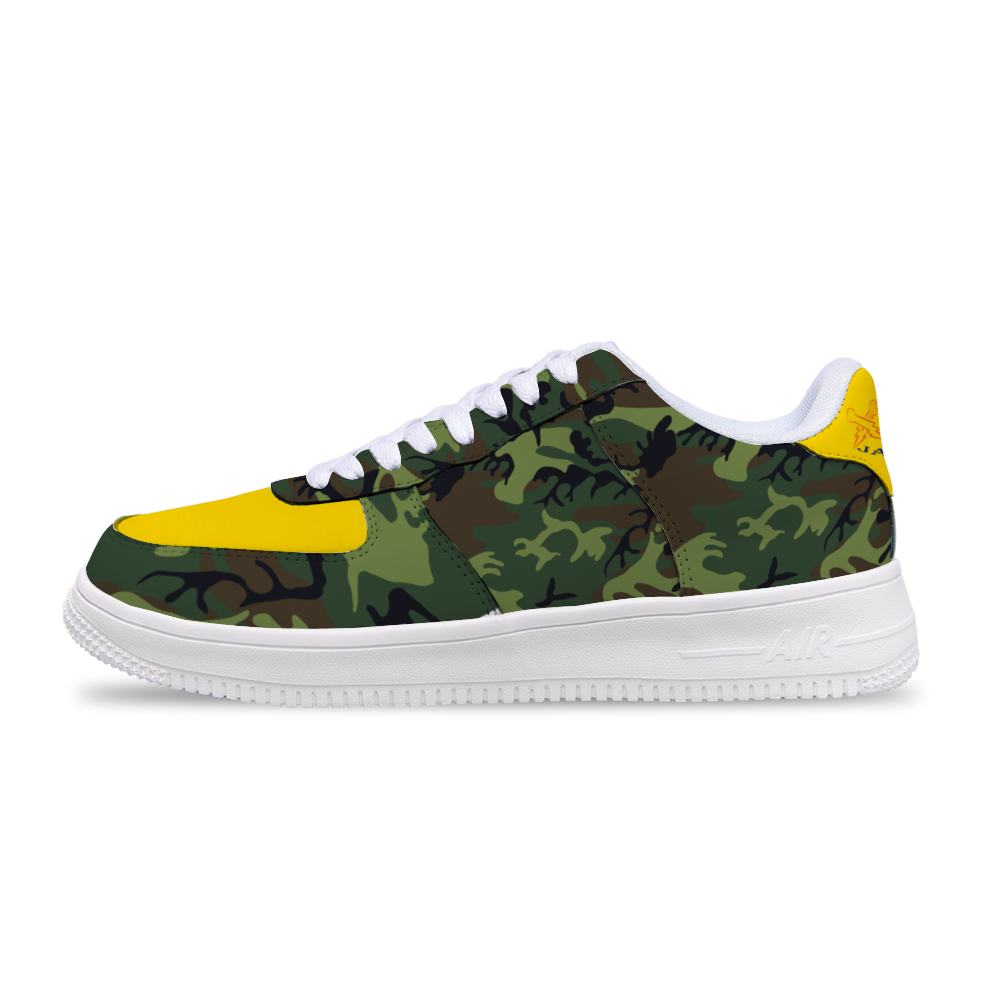 Xpreshun Gold Camo Custom Unisex Sports Shoes