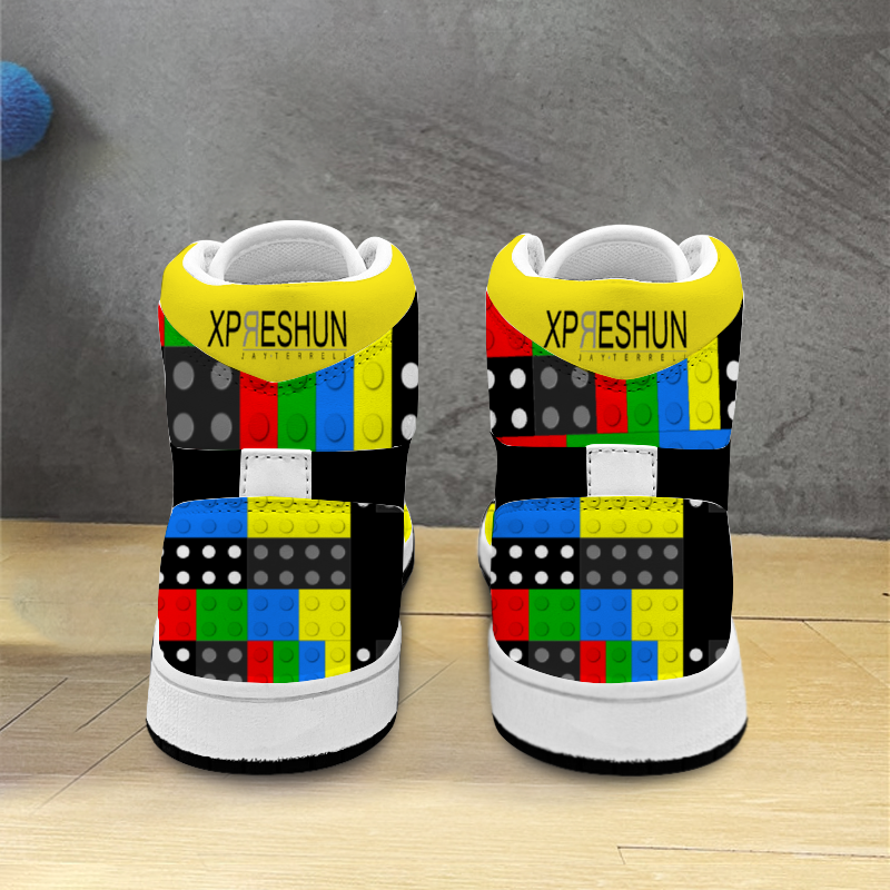 Lego Blocks Unisex Basketball Shoe