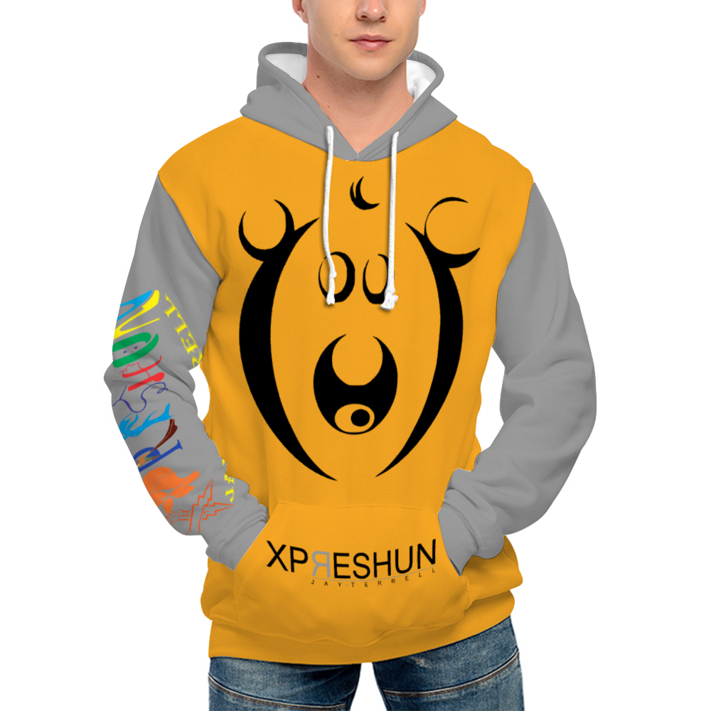 Xpreshun Who Bear Hoodie - Lined with fabric. Has Pockets