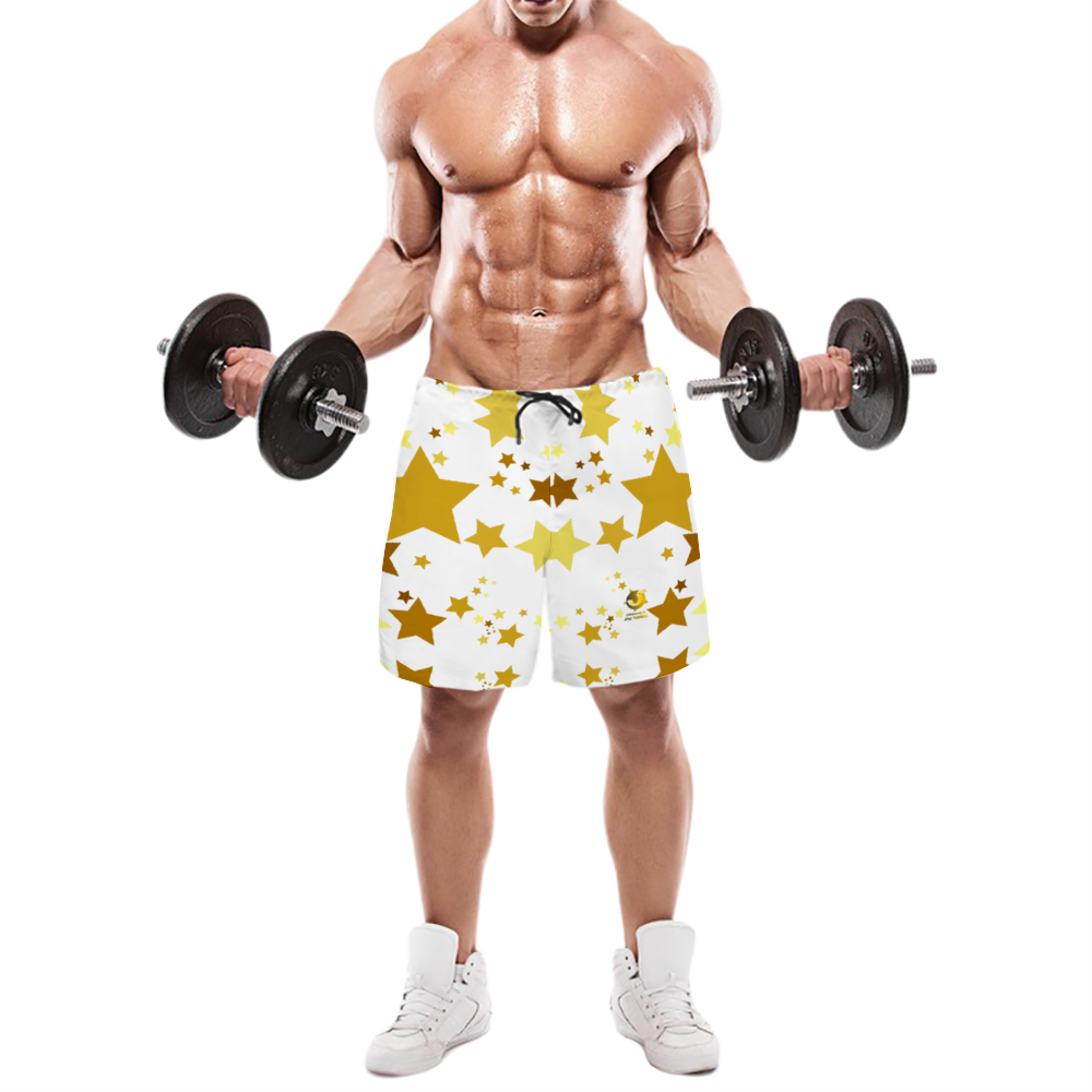 Xpreshun Stars Quick Drying Swim Trunks Beach Shorts with Mesh Lining