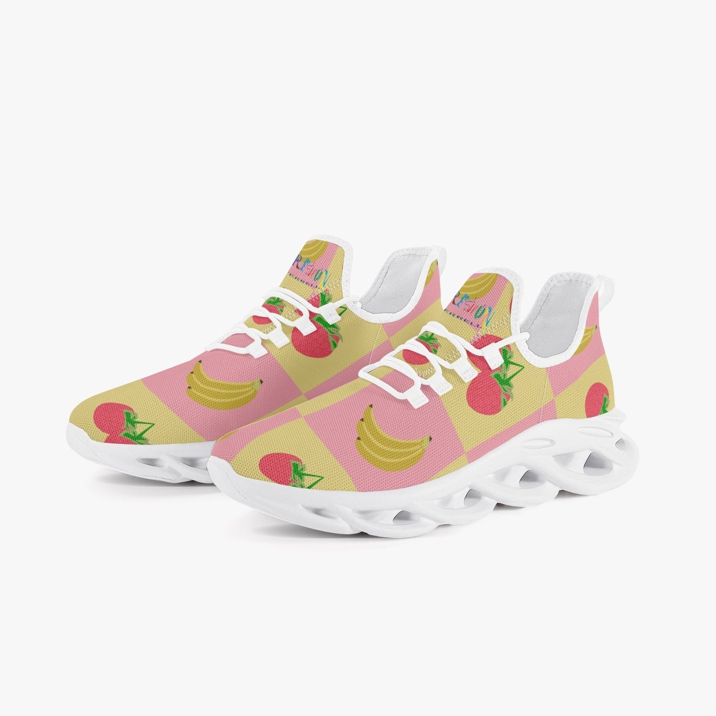 Fruitful Xpreshun Bounce Mesh Knit Sneakers White