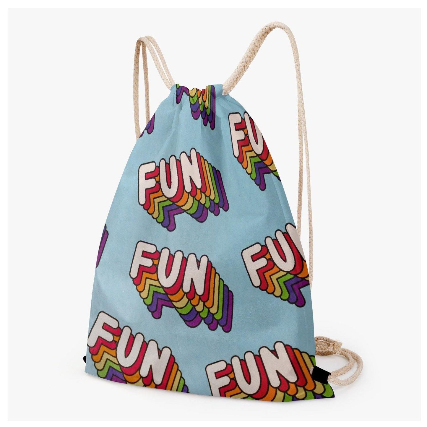 FUN Xpreshun Polyester Drawstring Backpack - Xpreshun Fashions