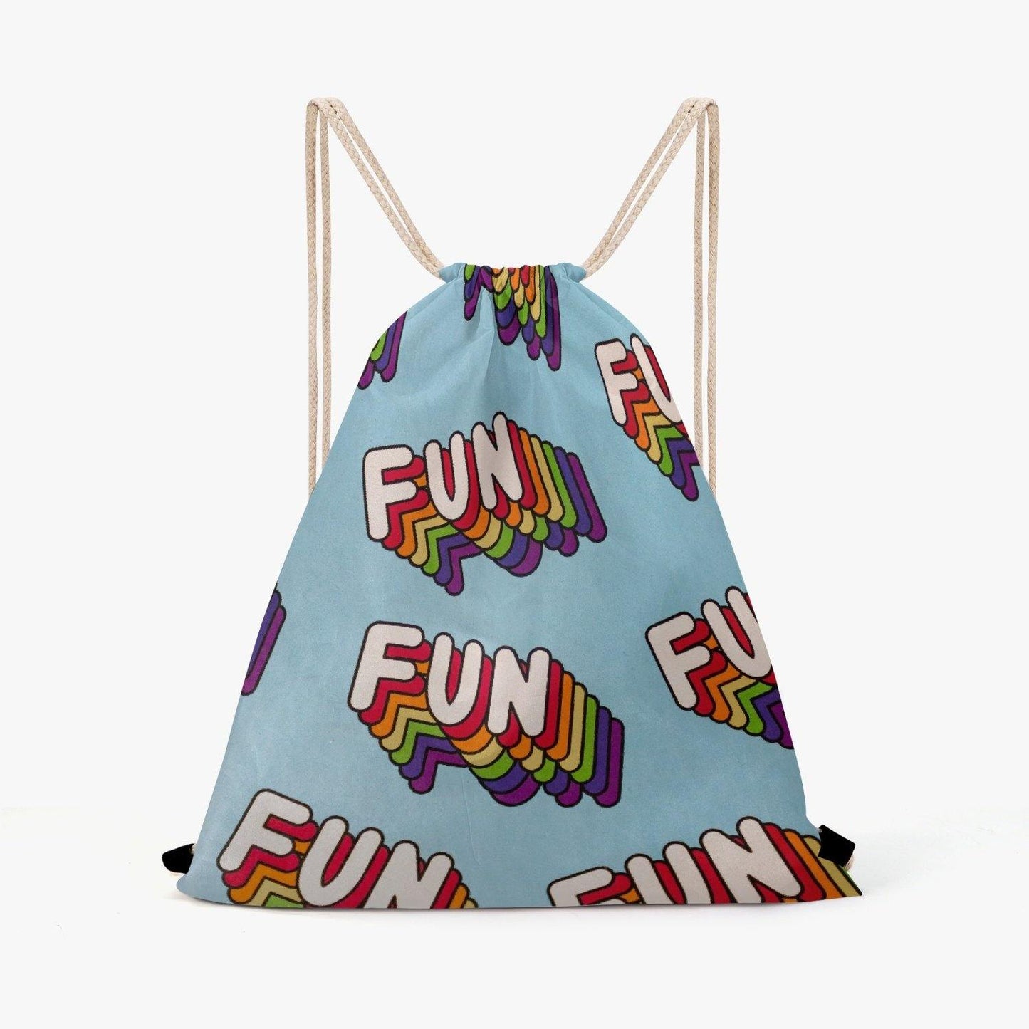 FUN Xpreshun Polyester Drawstring Backpack - Xpreshun Fashions