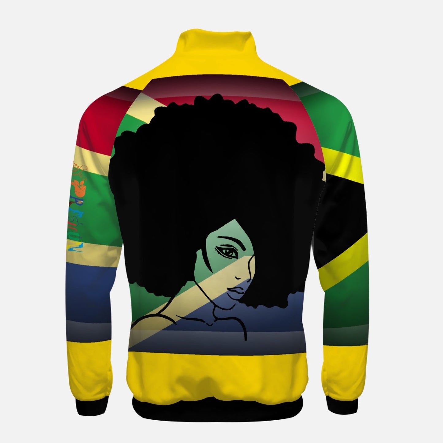 My Black is Beautiful Stand Collar Zipper-up Hoodie - Xpreshun Fashions