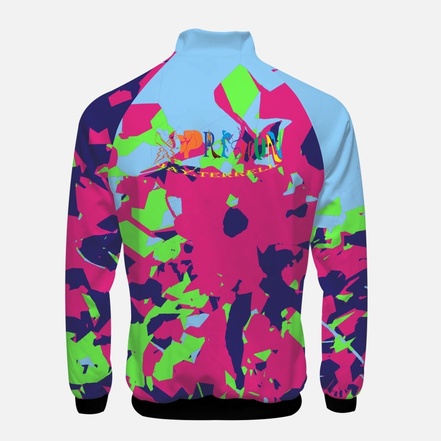 Best Neon Xpreshun Stand Collar Zipper-up Hoodie