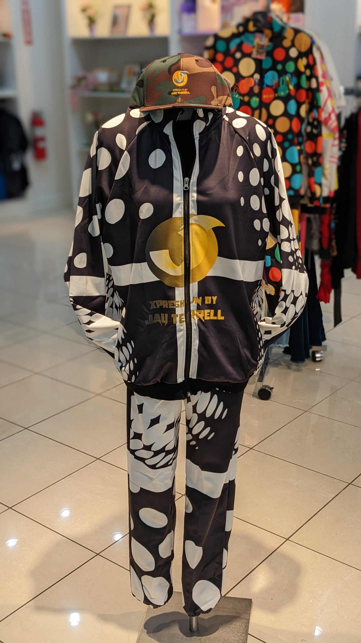 Xpreshun by Jay Stand Collar Zipper-up Hoodie