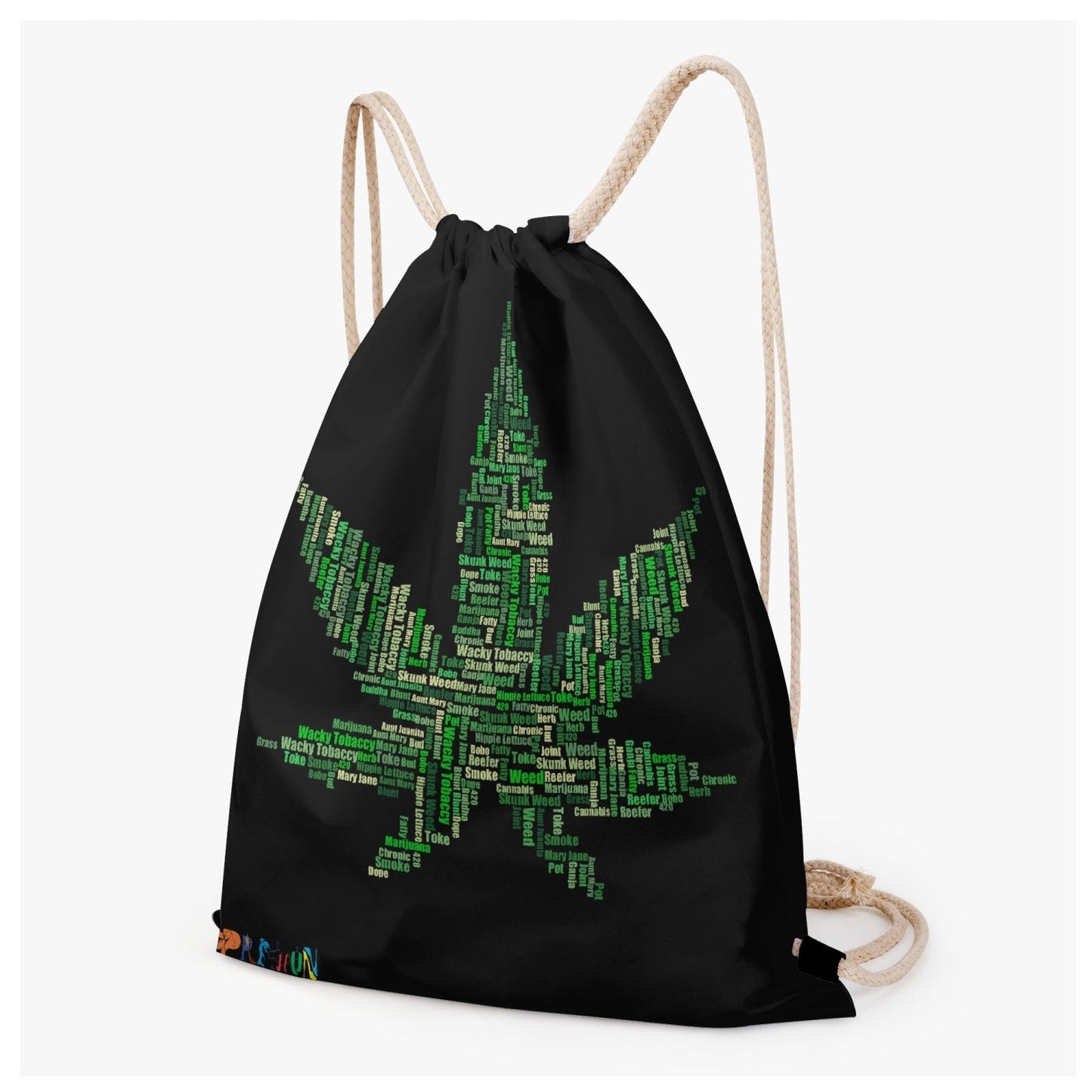 Xpreshun Herbal Relaxation Polyester Drawstring Backpack