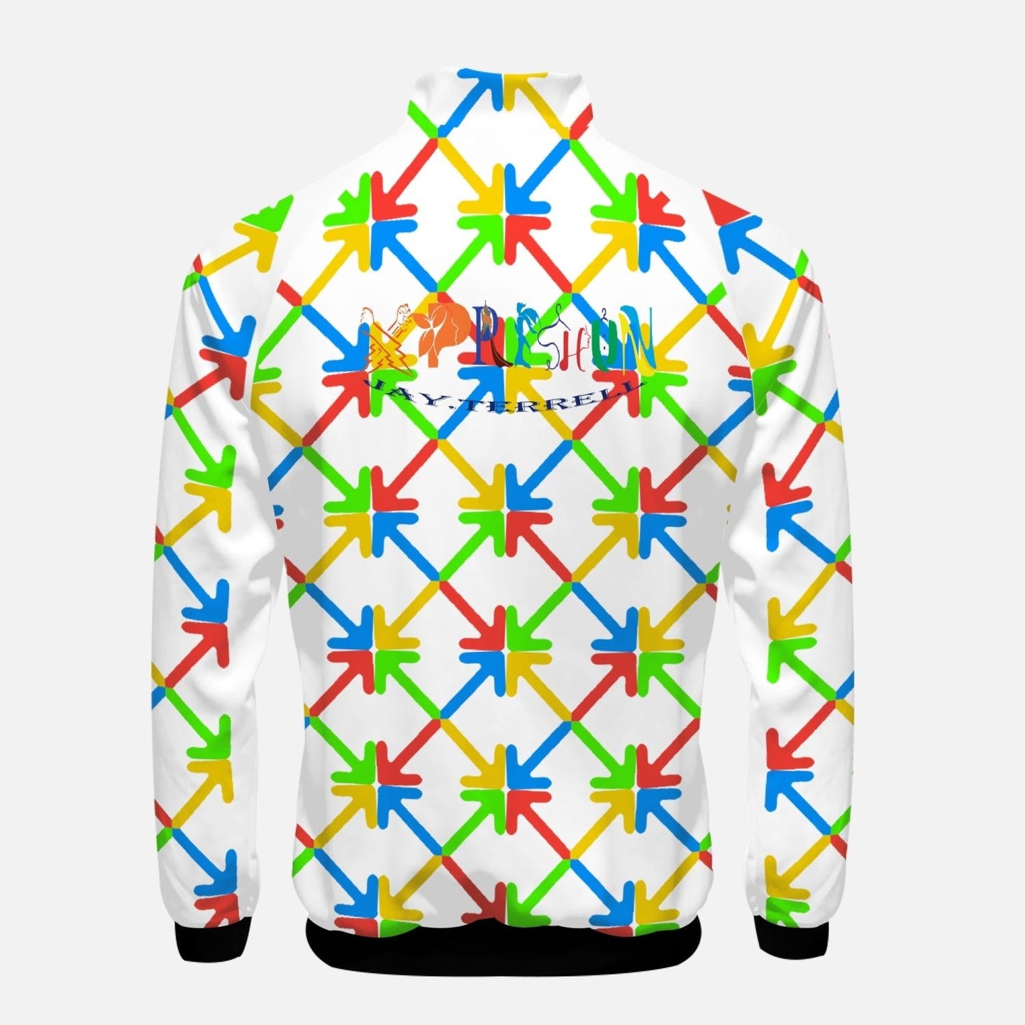 Xpreshun in a Direction Stand Collar Zipper-up Hoodie