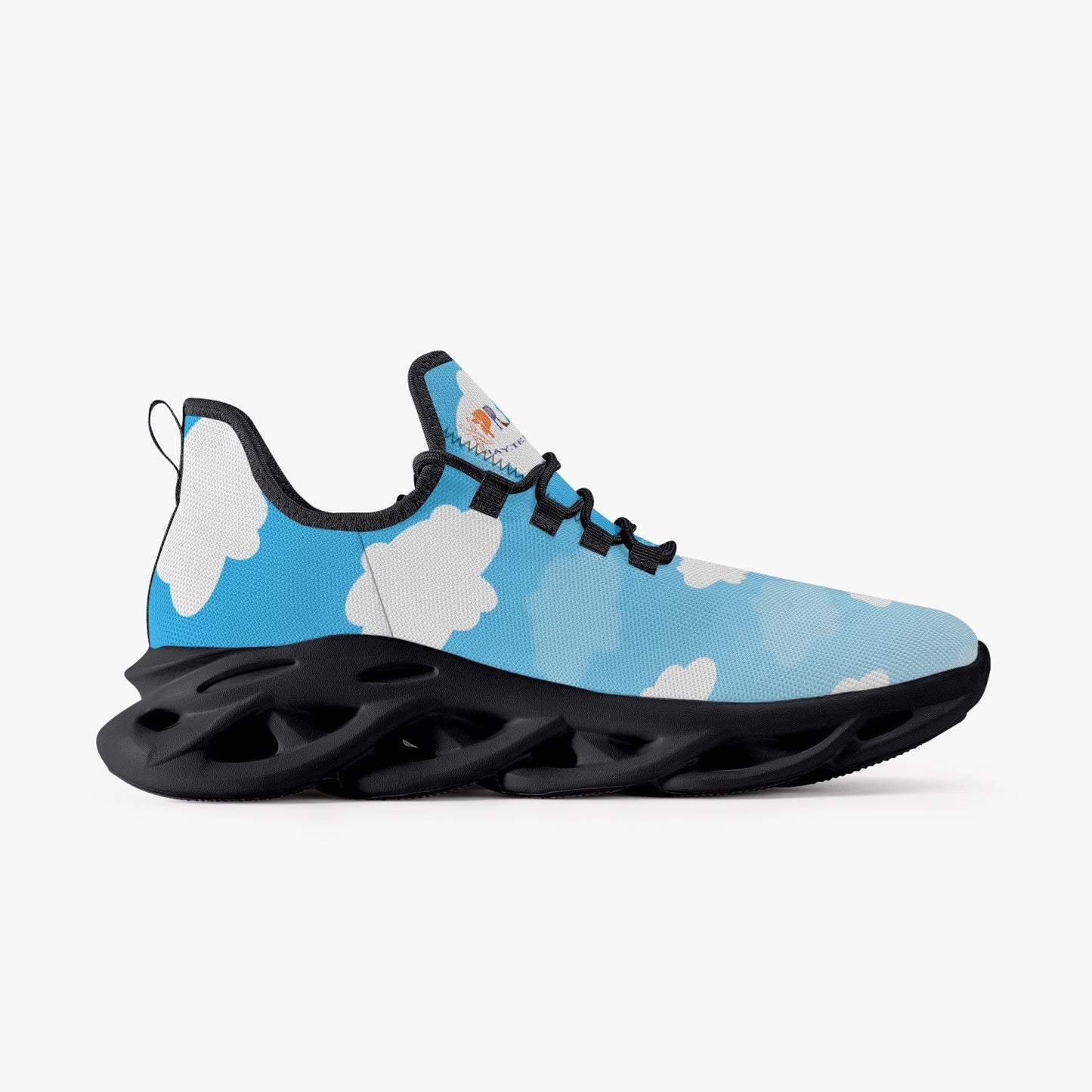 Xpreshun on Clouds Bounce Mesh Knit Sneakers - Black