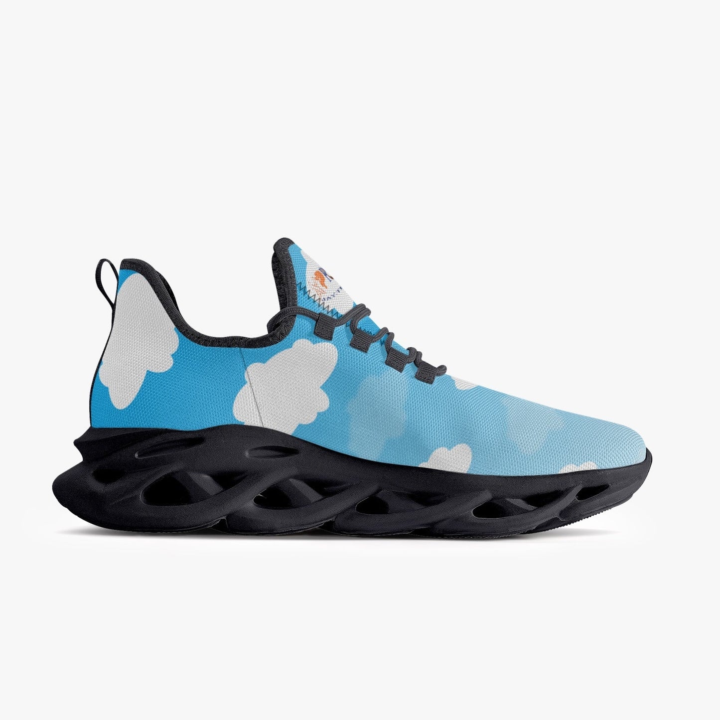Xpreshun on Clouds Bounce Mesh Knit Sneakers - Black