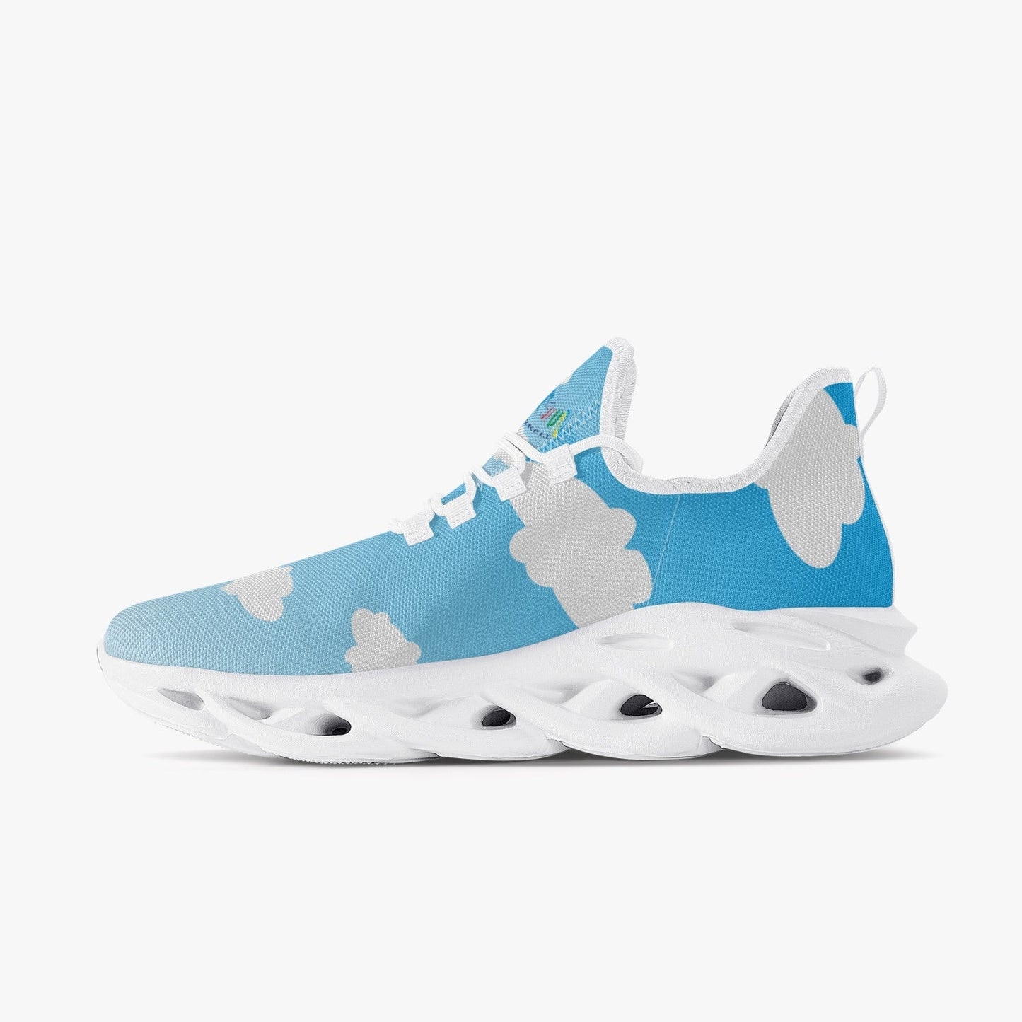 Xpreshun on Clouds Bounce Mesh Knit Sneakers - White - Xpreshun Fashions