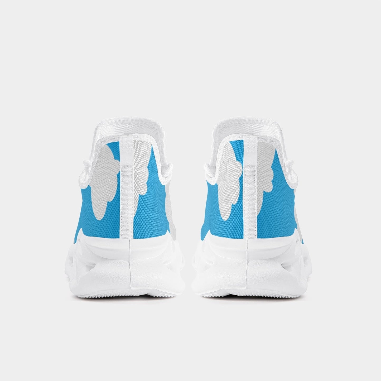 Xpreshun on Clouds Bounce Mesh Knit Sneakers - White - Xpreshun Fashions