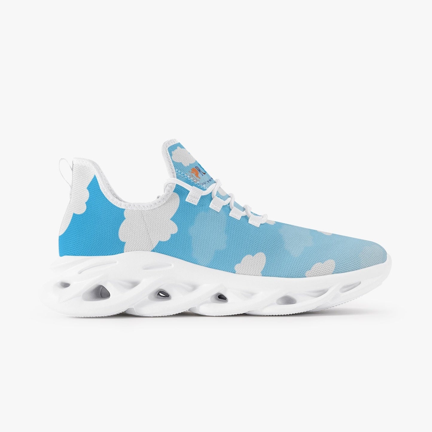 Xpreshun on Clouds Bounce Mesh Knit Sneakers - White - Xpreshun Fashions
